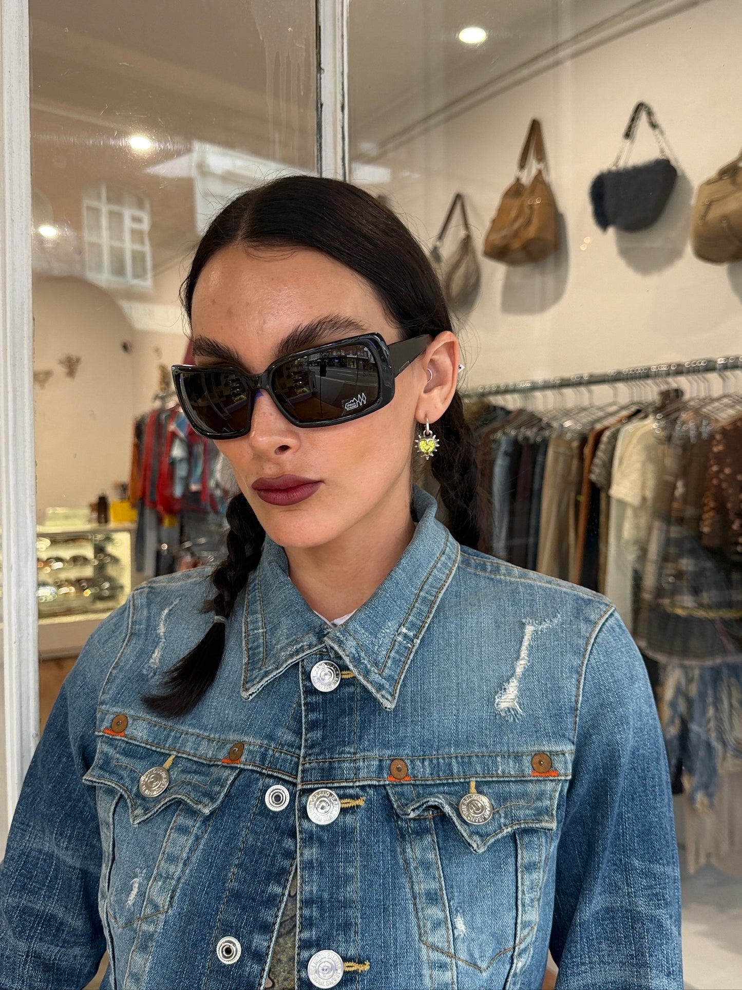 Black Rectangle Paul Frank Sunglasses