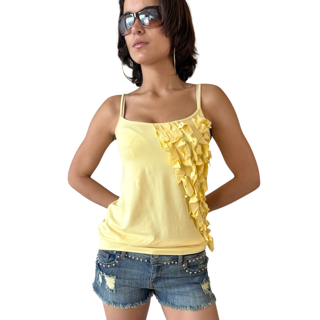 Butter yellow deadstock Cami Top