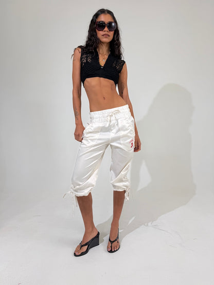 Rare Sateen Adidas Capri