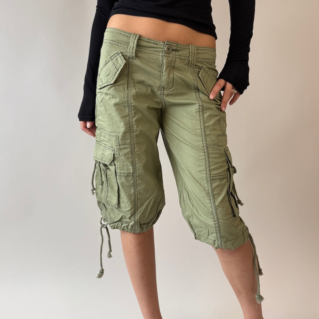 Green Cargo Deadstock Shorts