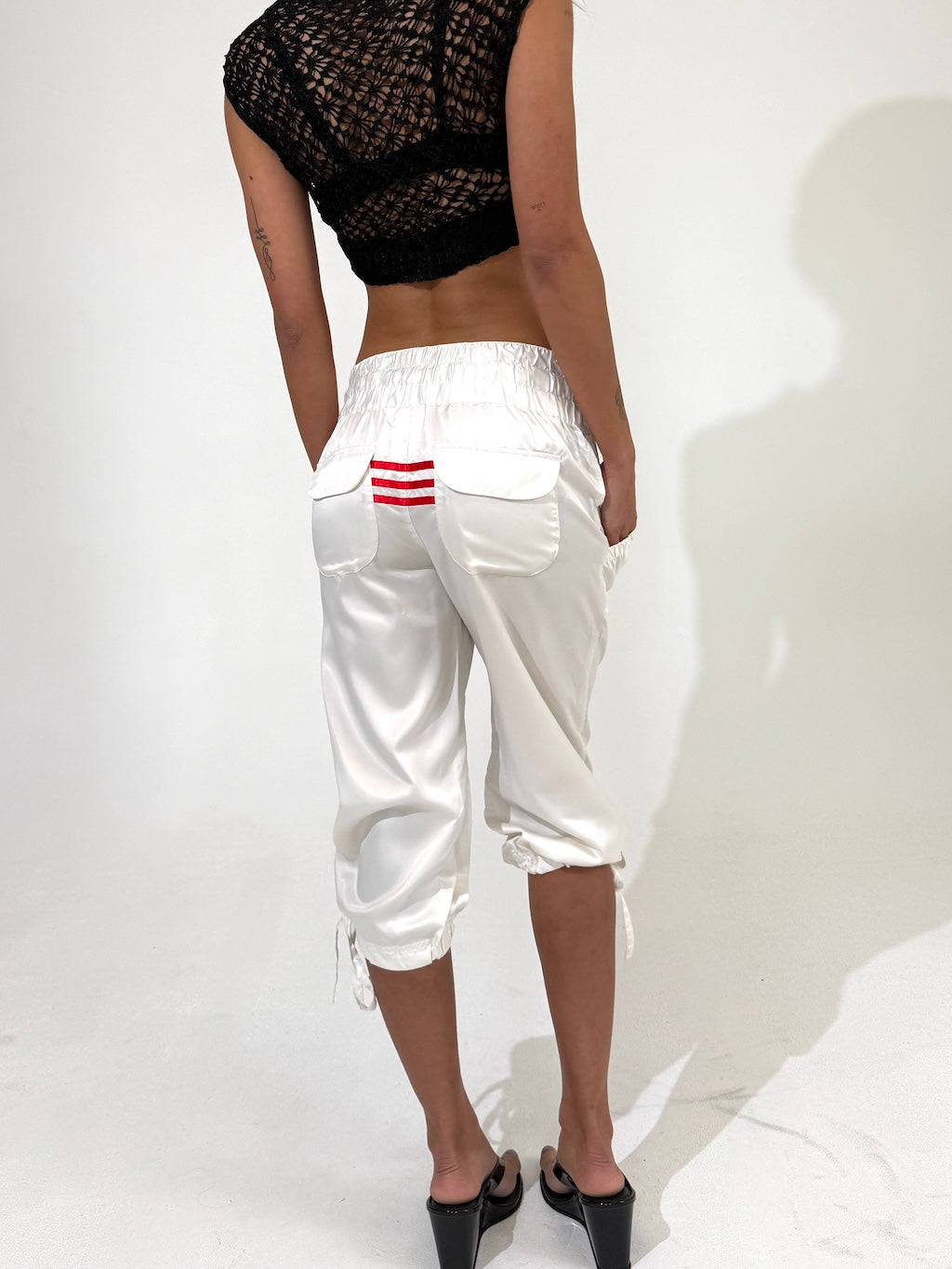 Rare Sateen Adidas Capri