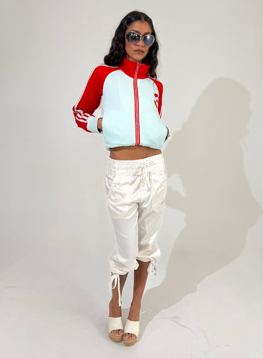 Vintage Sky Adidas Zip Up