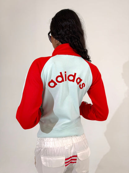 Vintage Sky Adidas Zip Up