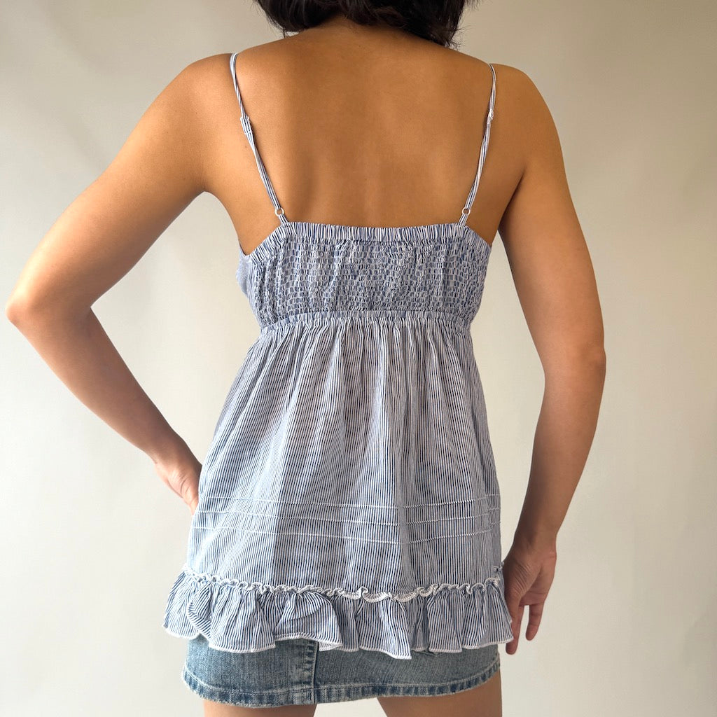 Stripe Baby Doll Top