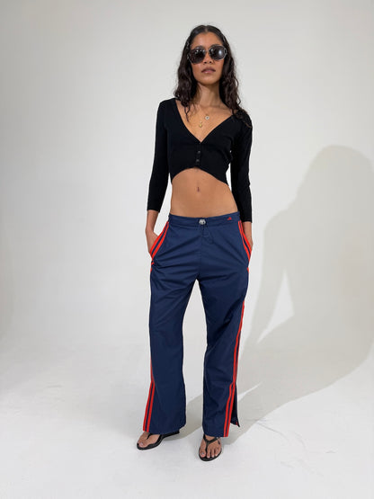 Tech Navy Red Adidas Track pants