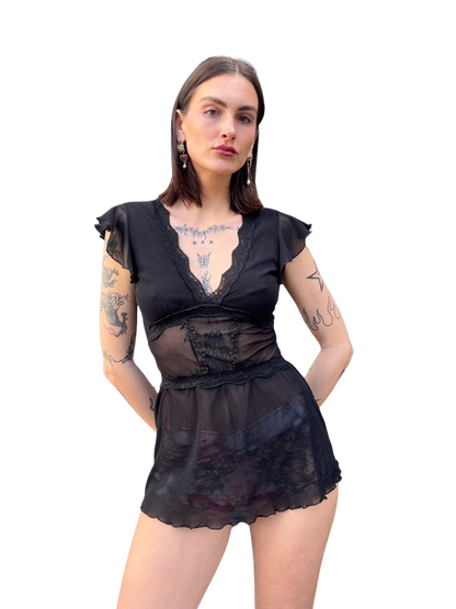Baby Mesh Lace Top
