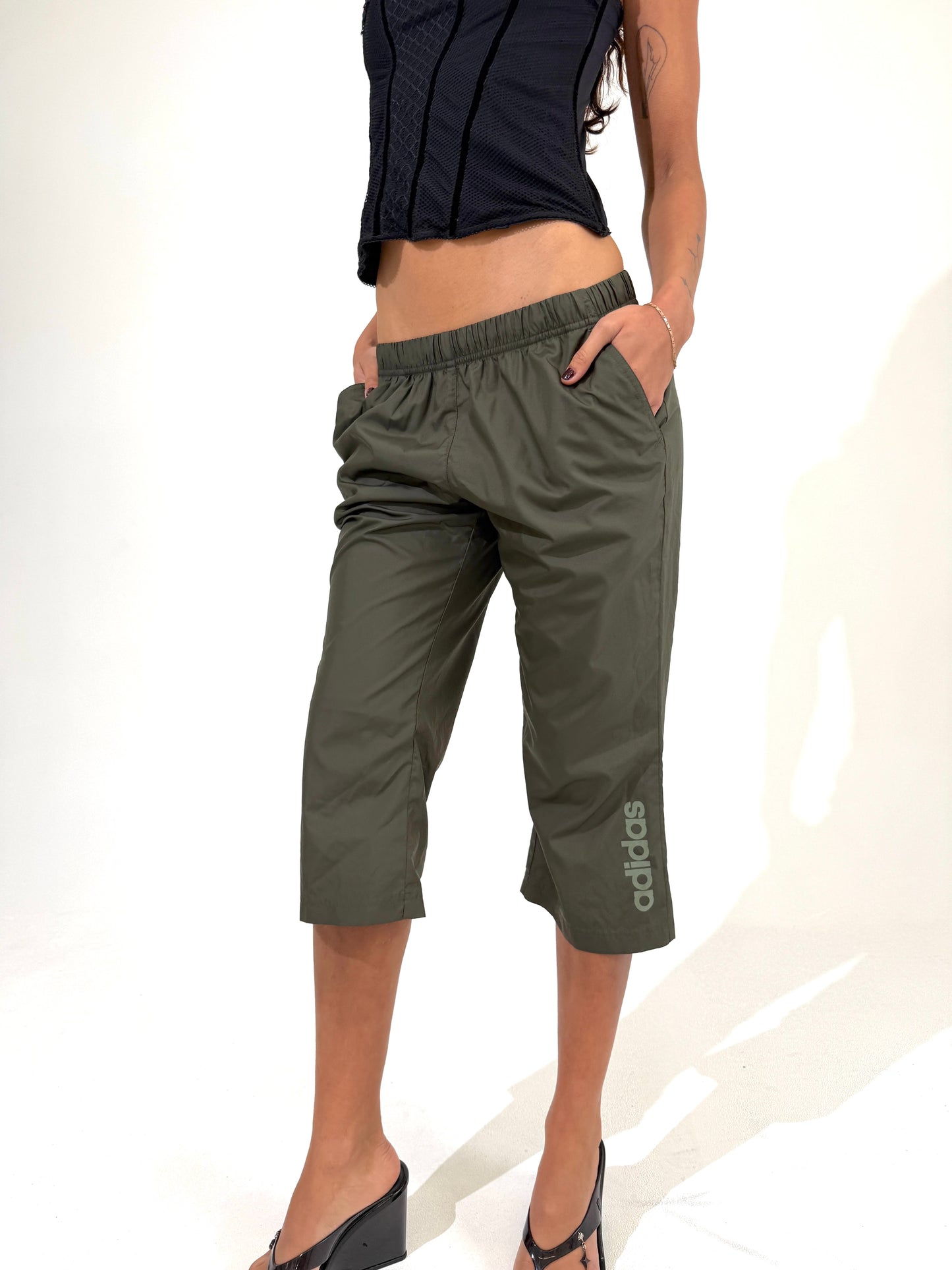 Khaki Adidas Capri