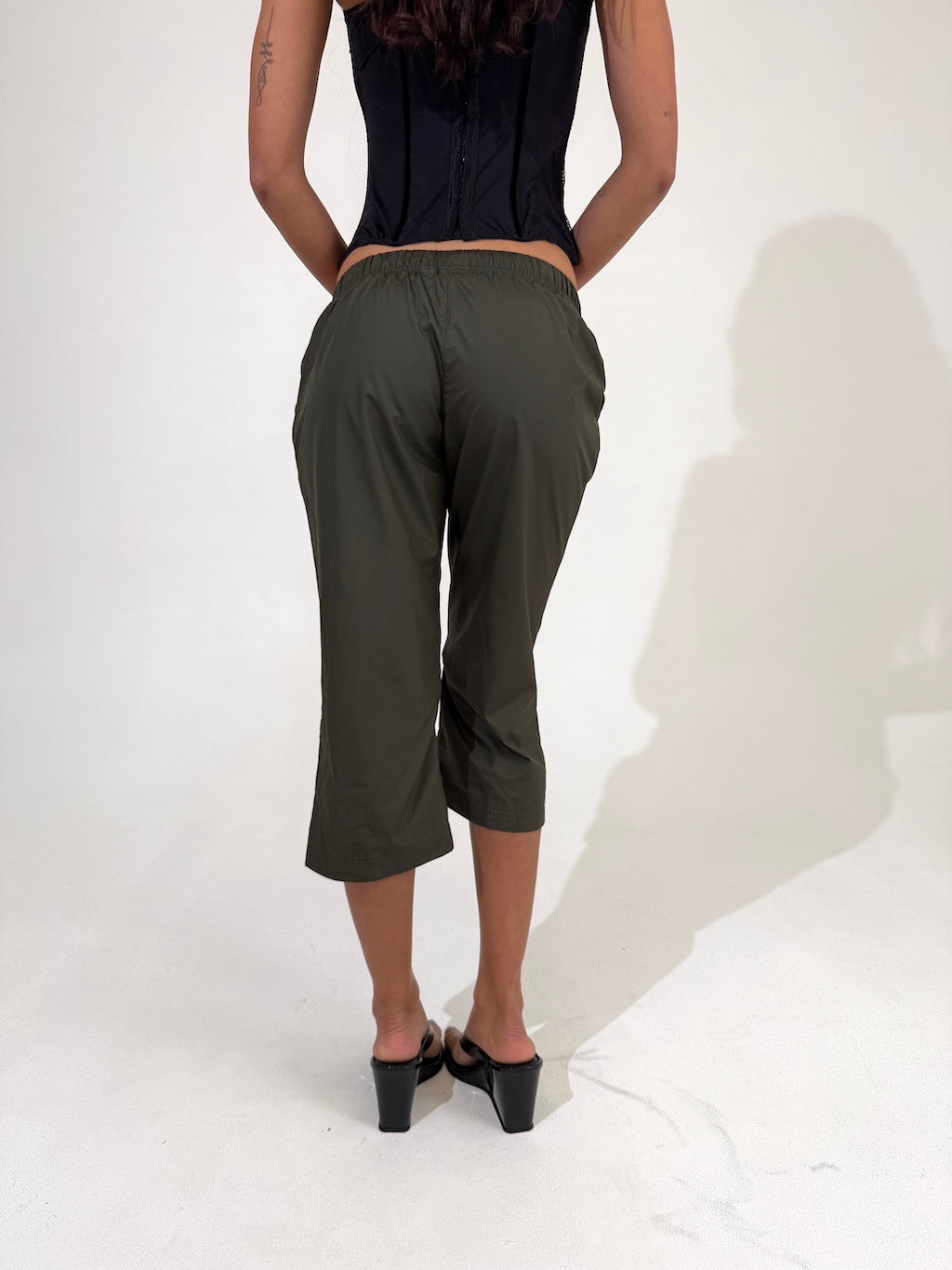 Khaki Adidas Capri