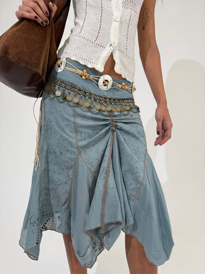 Shell & Woodern Belt