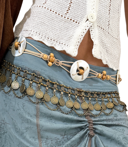 Shell & Woodern Belt