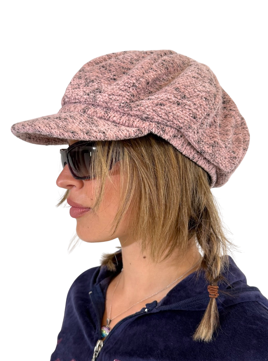 Pink Baker Boy Page Boy Hat