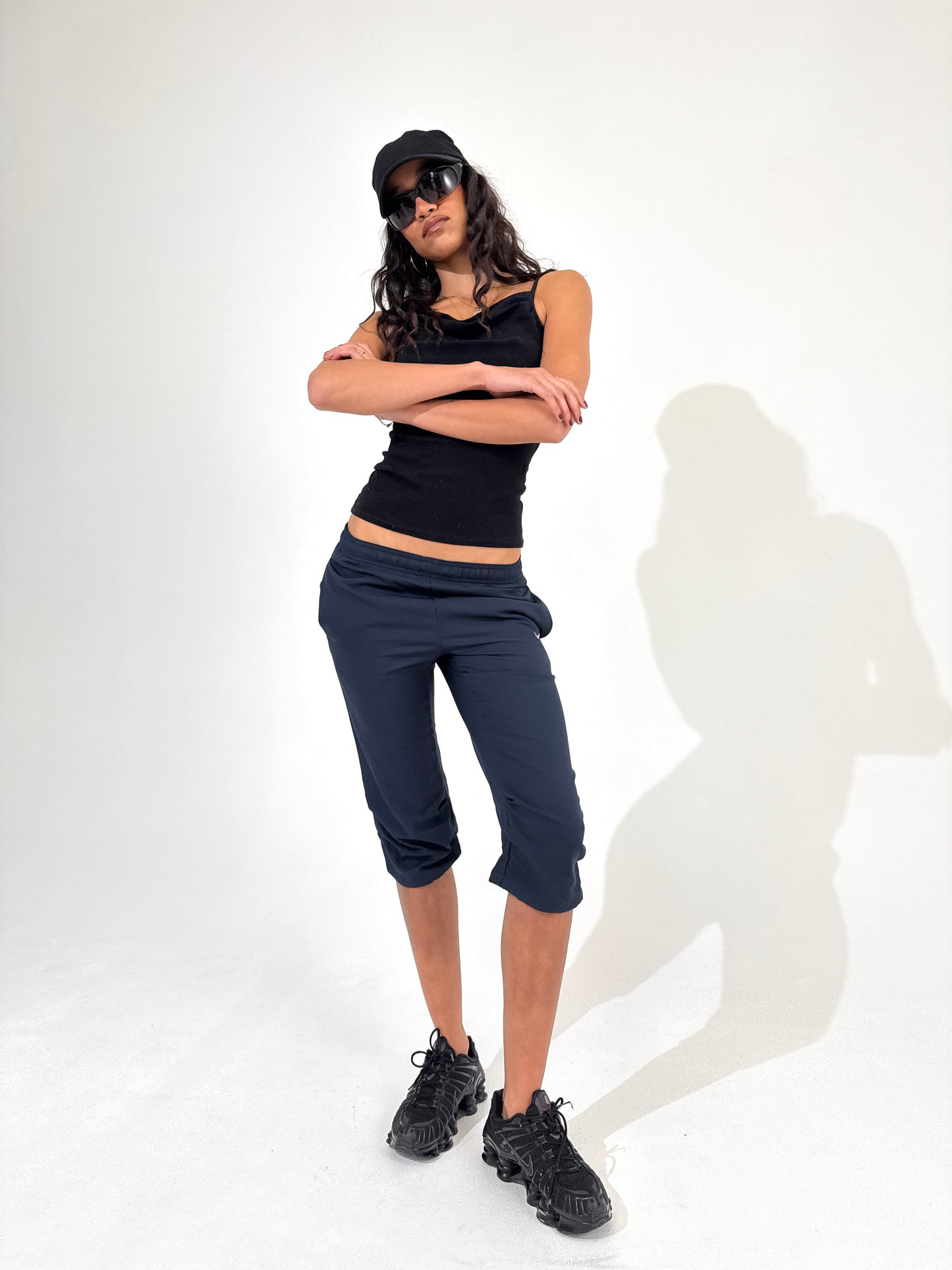 Navy Nike Capris