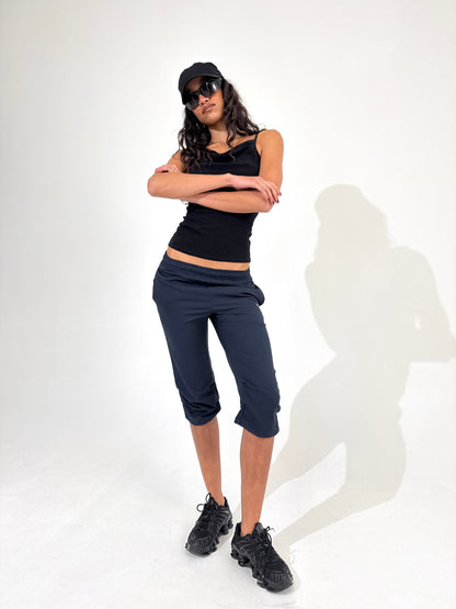 Navy Nike Capris