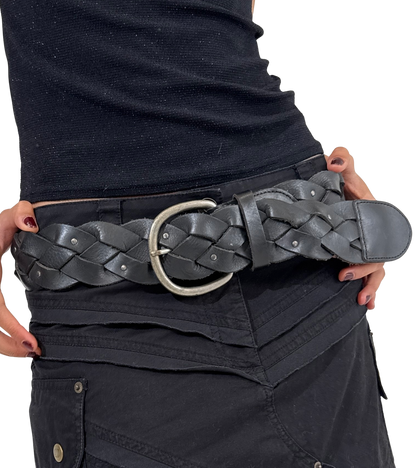 Braided Leather Belt