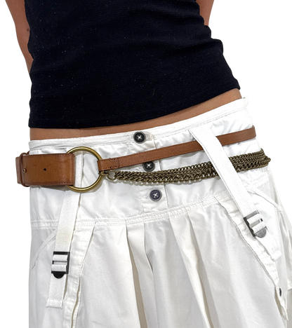 Chain & Leather Belt