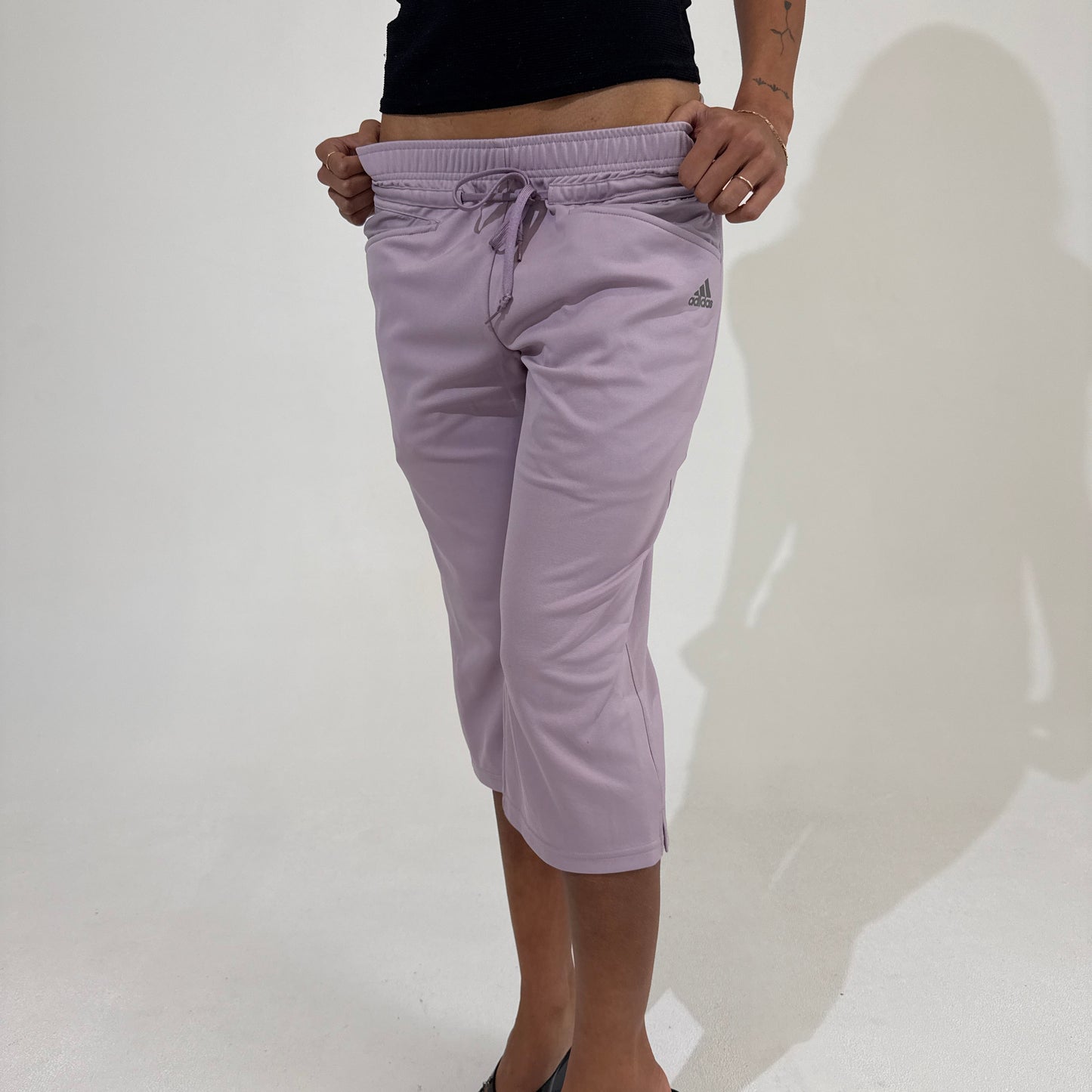 Lilac Adidas Capri