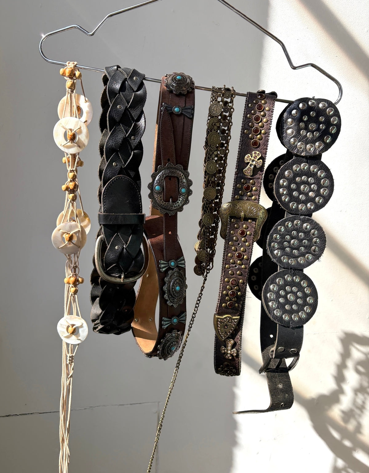 Braided Leather Belt