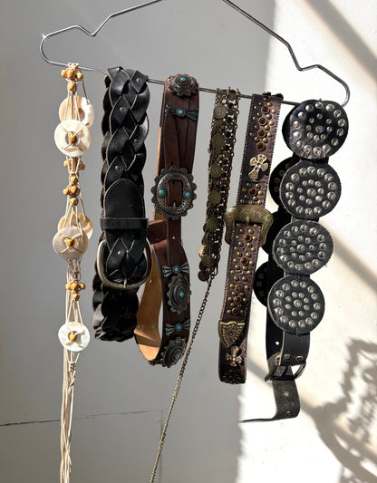 Braided Leather Belt