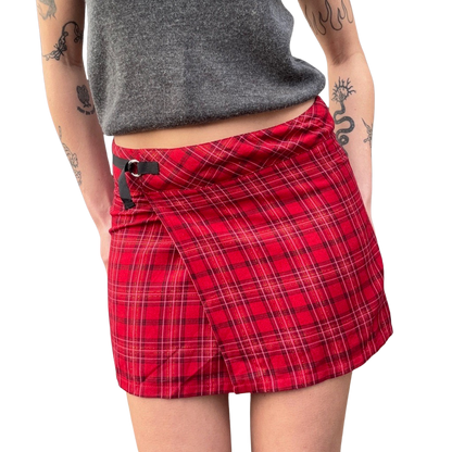 Tartan Aline Mini Skirt