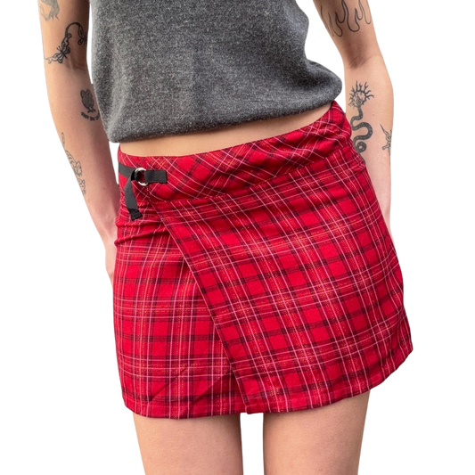 Tartan Aline Mini Skirt