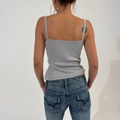 Silver Sequin Tank