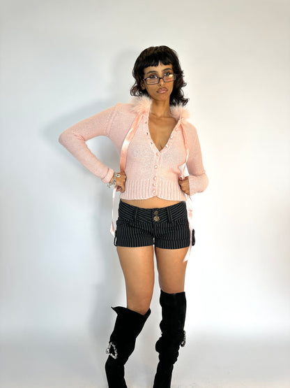Blumarine Vintage Blugirl Pink Knitted Cardigan