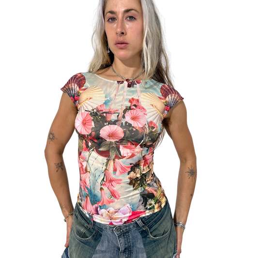 Scoop Merman Jesus Tee