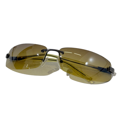Y2K Khaki Frameless Sunglasses