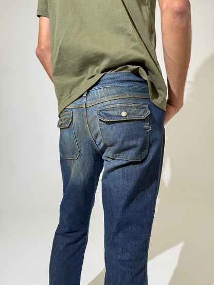 2000s Diesel Bootleg Dirty Wash Jeans