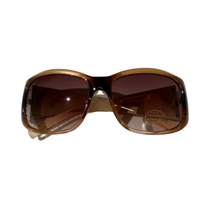 Golden Snake Skater Wrap Vintage Sunglasses