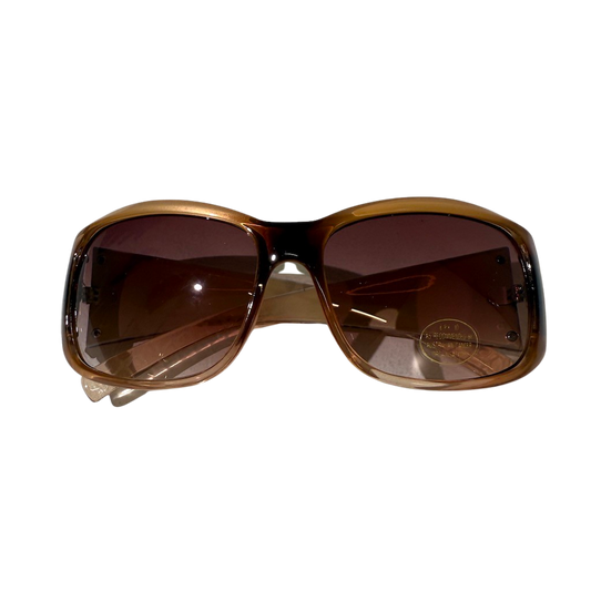 Golden Snake Skater Wrap Vintage Sunglasses