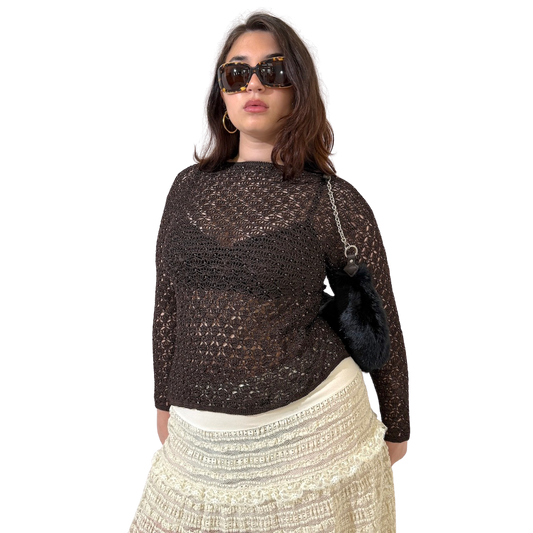 Beaded Crochet Cardi