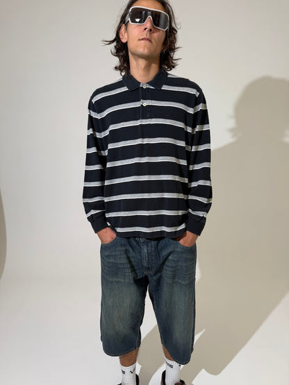 Nautica Rugby Polo Long Sleeve Top