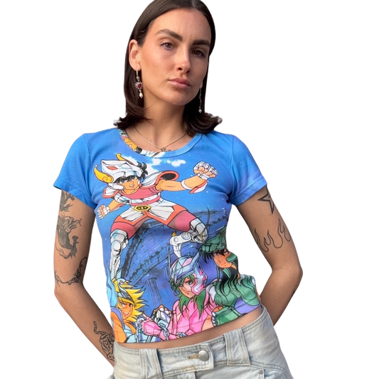 Colourful 90s Anime POP Tee