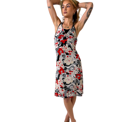 Mod Y2K Halter Dress