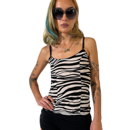 Dolce & Gabbana Zebra Print Cami