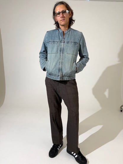 French Connection  FCUK Denim Moto Jacket
