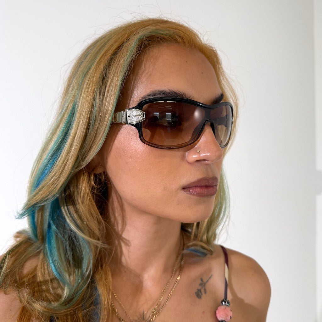 Buckle Gradient 2000s Sunglasses