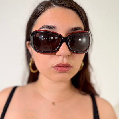 Maui Maui Vintage Y2K Large Wrap Sunglasses