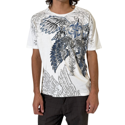Gothic Y2K Vintage Graphic White T-Shirt