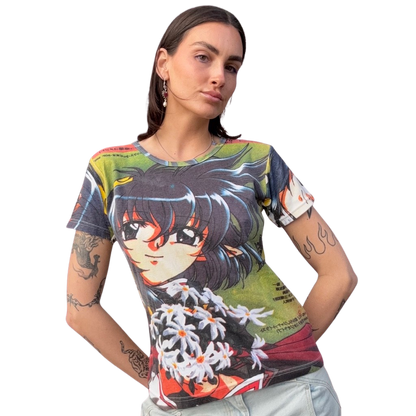 90s Anime Daisy Tee
