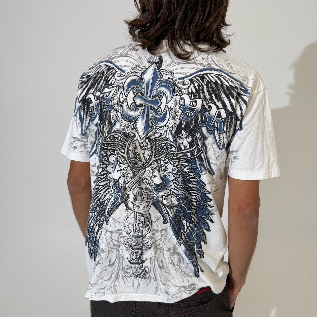 Gothic Y2K Vintage Graphic White T-Shirt