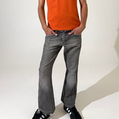 Buffalo 2000s Distressed Grey Wash Jeans