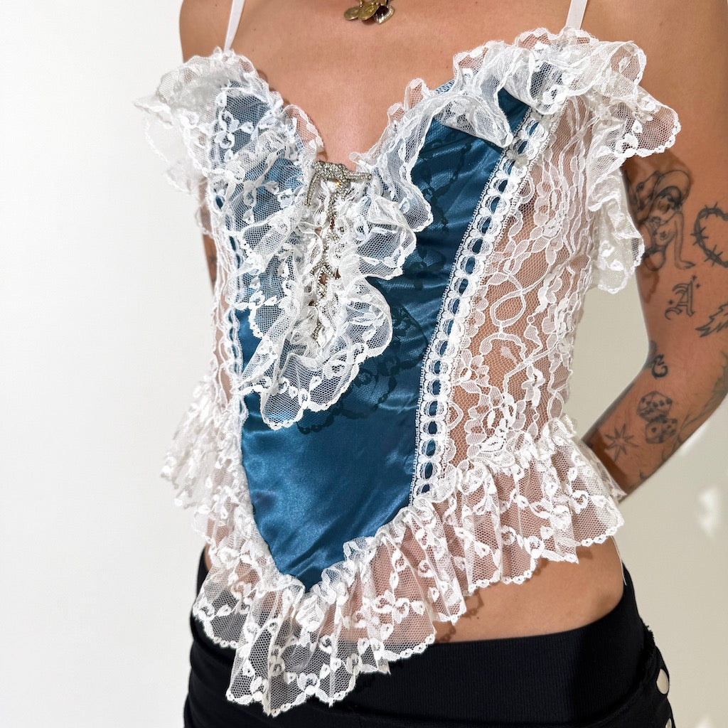 Lace LA Baby Ruffle Cami