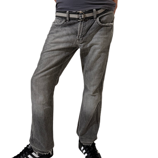 Buffalo 2000s Distressed Grey Wash Jeans