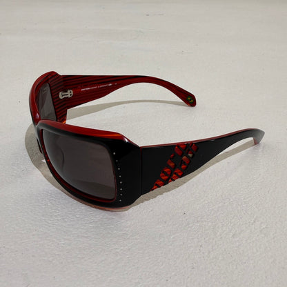 Maui Maui Vintage Y2K Large Wrap Sunglasses