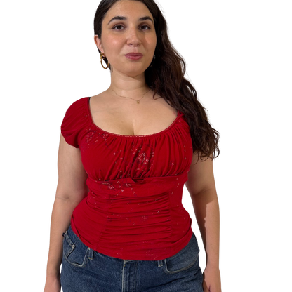 Sweet Heart Off Shoulder Top