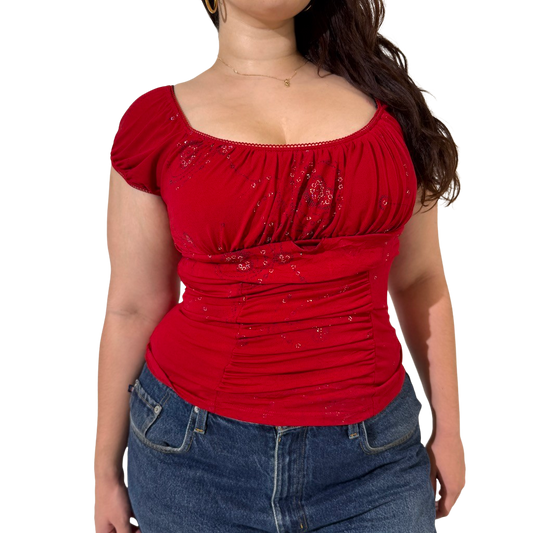 Sweet Heart Off Shoulder Top