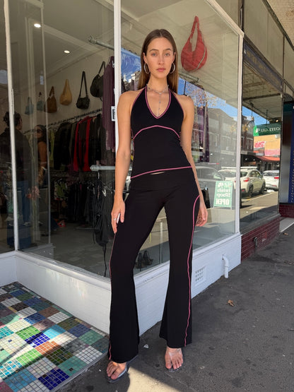 Very Fast Halter Top - Black