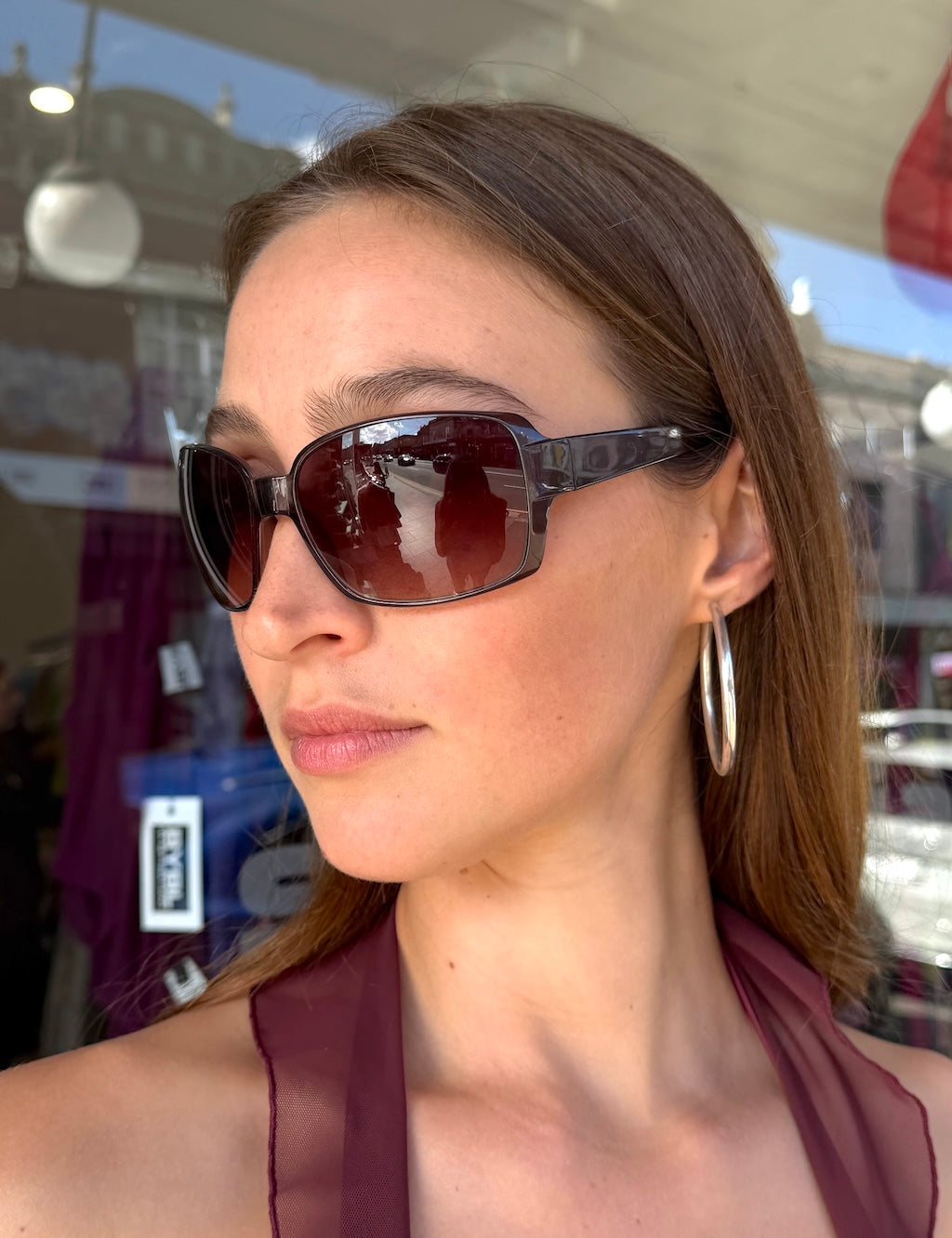Sharp Brown Sunglasses